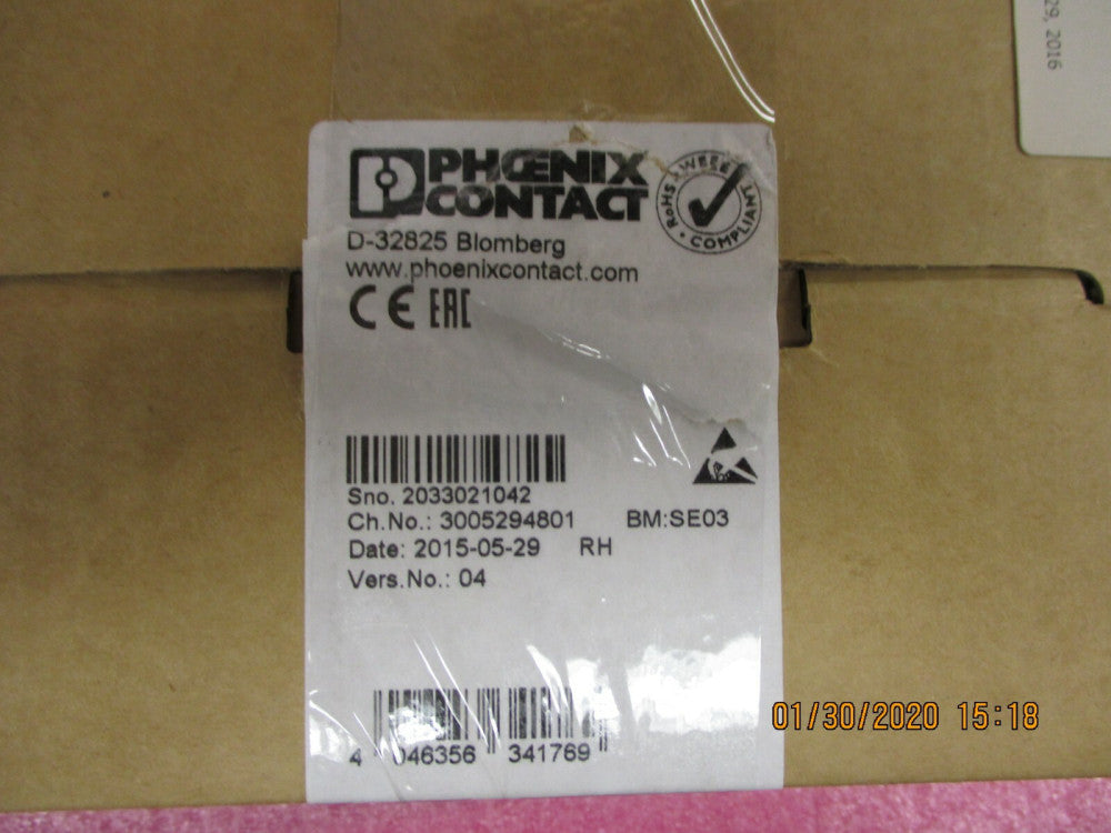 Phoenix Contact -2989527- Ethernet Switch, Lean-Managed, 5 RJ45 Ports, 10/100 Mb