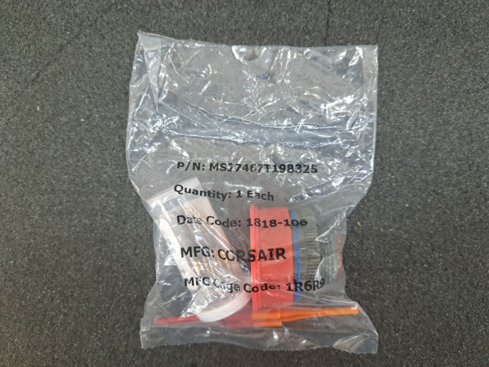 New, Corsair, MS27467T19B32S, Conn Circular SKT 32 POS Crimp ST Cable Mount 32