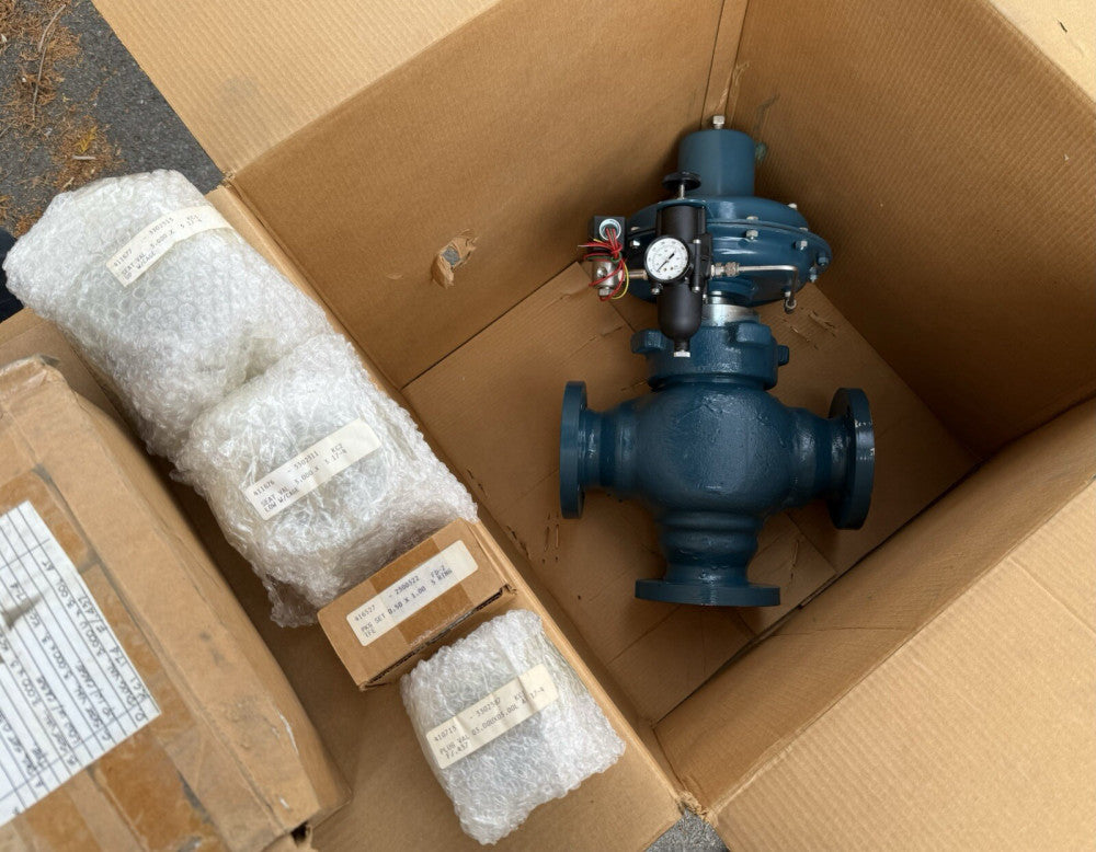 Norriseal 3" 3023 Three Way Control Valve RF-02TWV-12HA with Filter - New