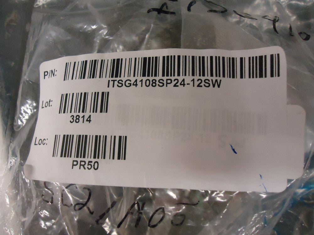 ITSG4108SP24-12SW GLENAIR CRIMP PLUG 90DEG B/S SKT BRAND NEW!