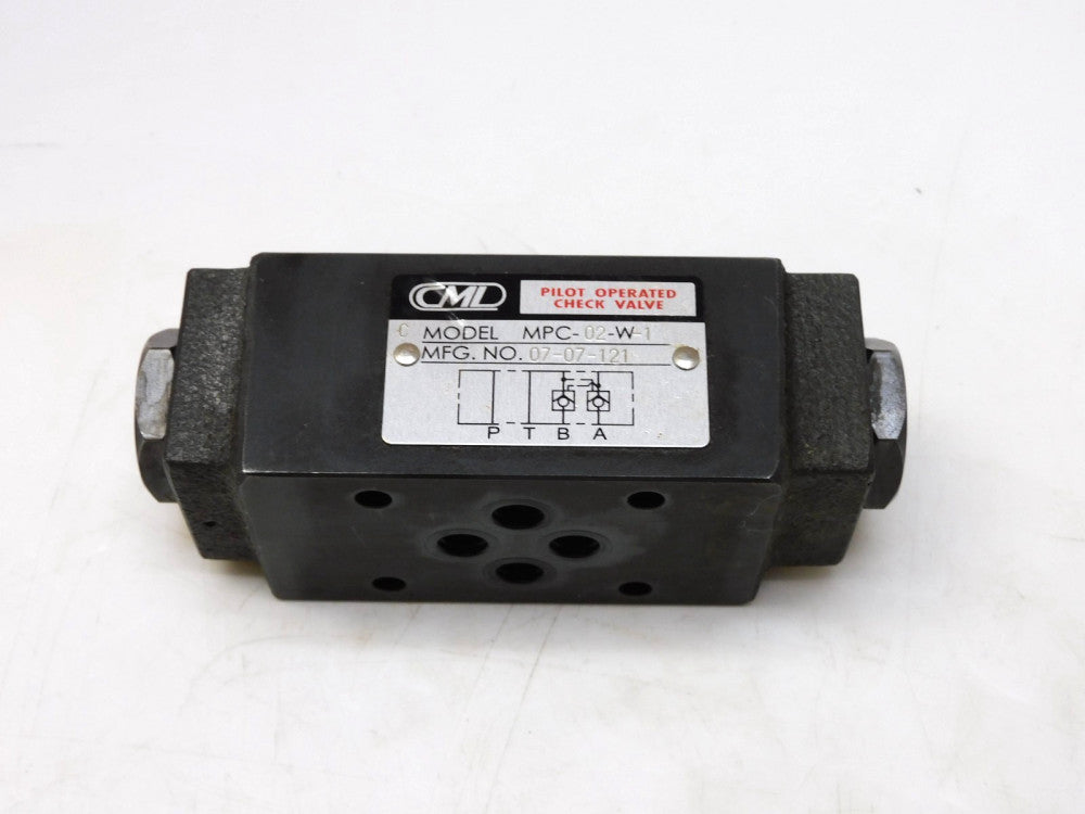 CML MPC-02-W-1 PILOT CHECK VALVE