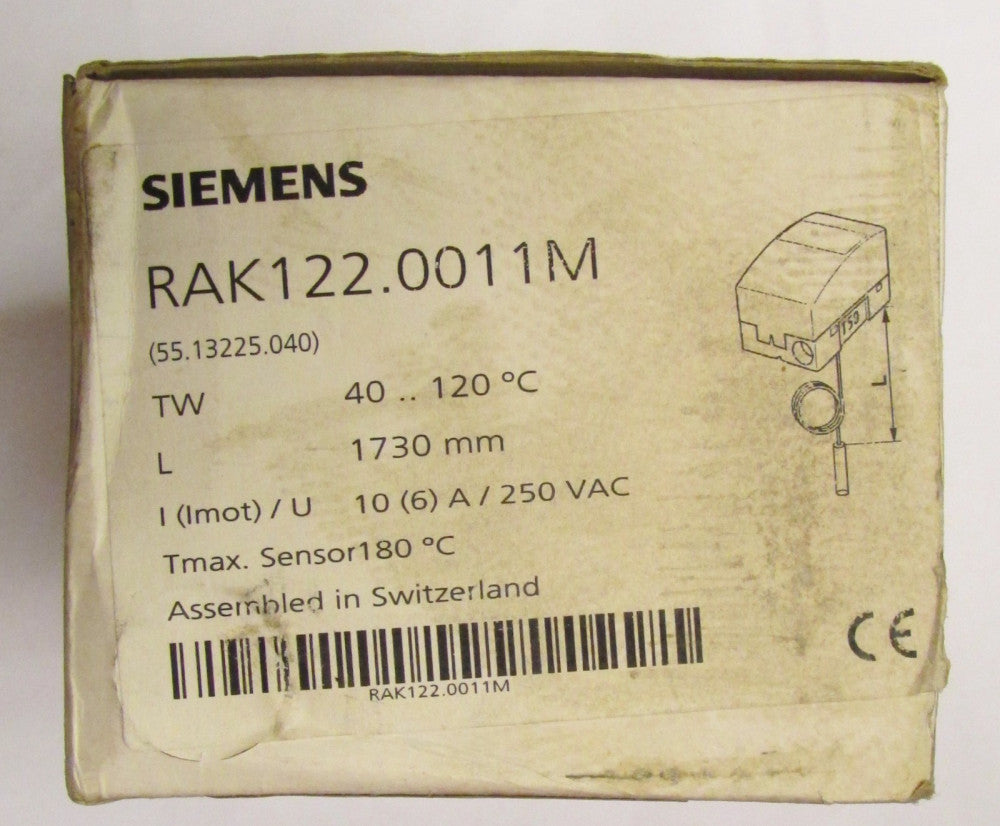 SIEMENS Landis & Staefa RAK122 0011M 40-120 °C Temperature Controller
