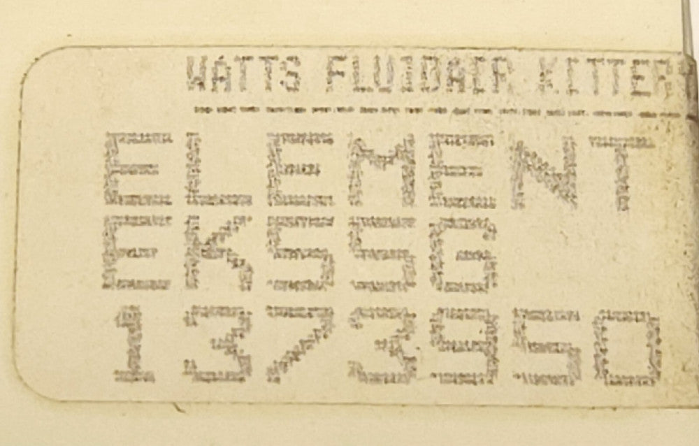 WATTS Fluidair EK55G QUBE 55 Filter Element 1373950 5 Micron