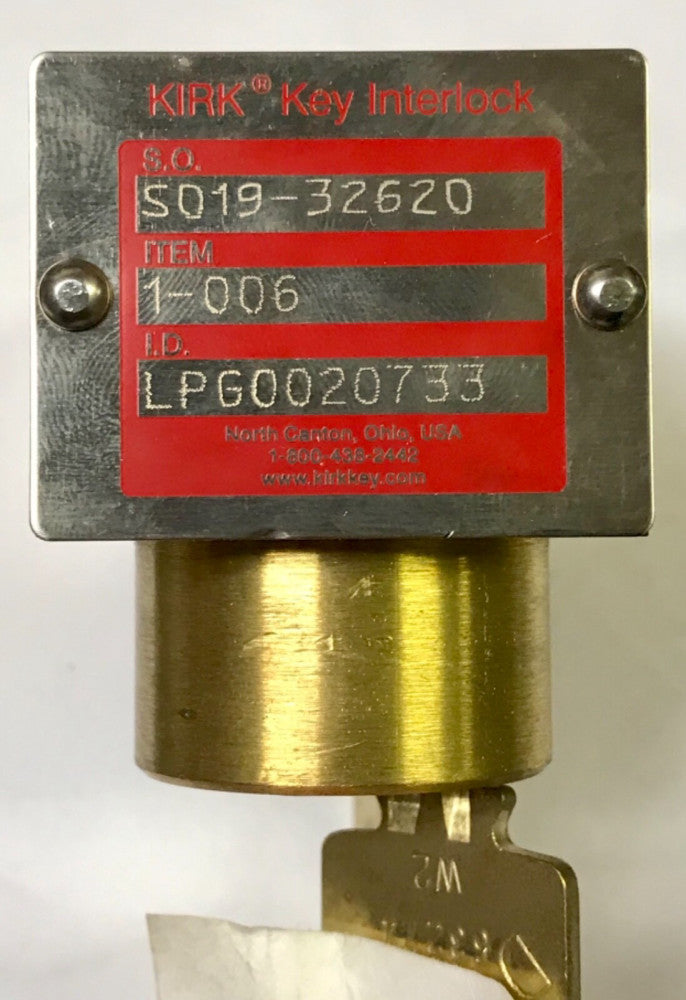 KIRK Double Key Interlock S019 32620 Item 1-006 LPG0020733 63273 63274 A1 B1