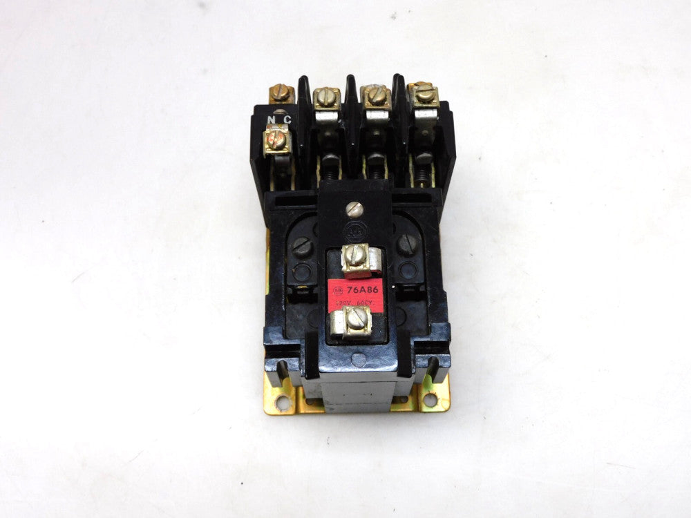 ALLEN BRADLEY BR-400 CONTACTOR RELAY BUL 700 BR 120VCOIL 1 TERMINAL NORM CLOSED