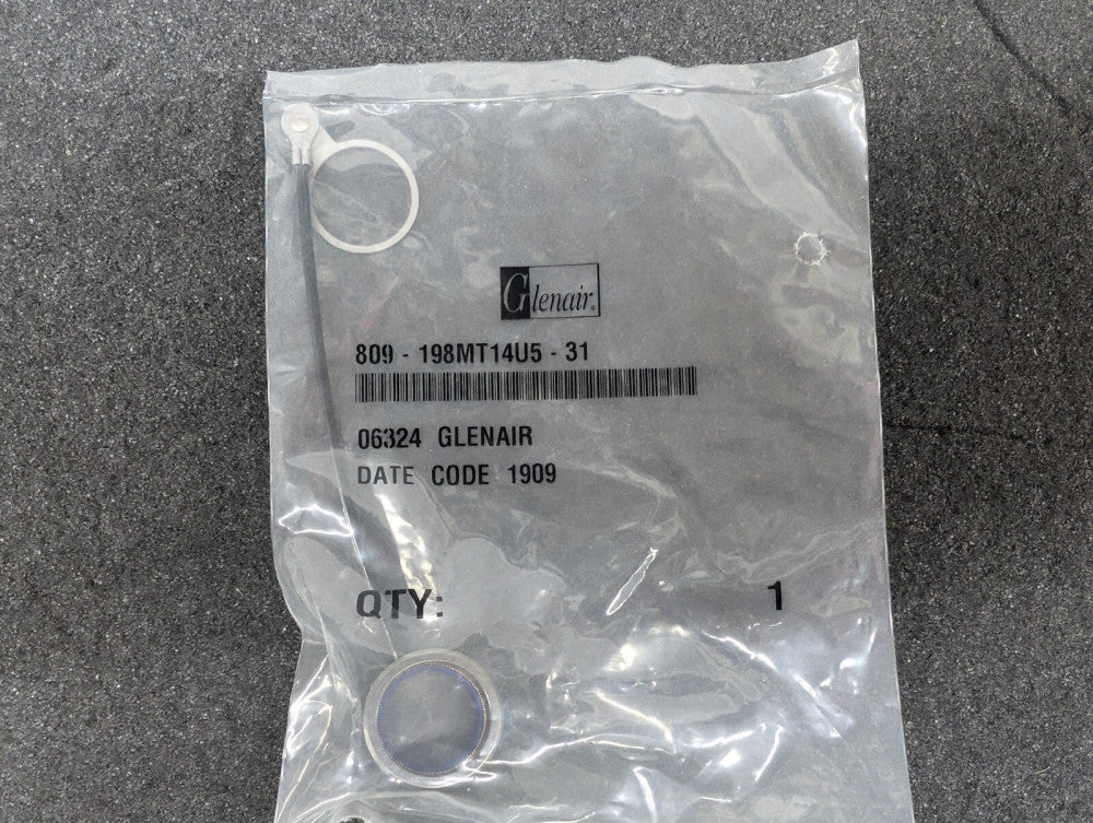 New, Glenair, 809-198MT14U5-31, Mighty Mouse, Push Pull, Metal Protective Plug