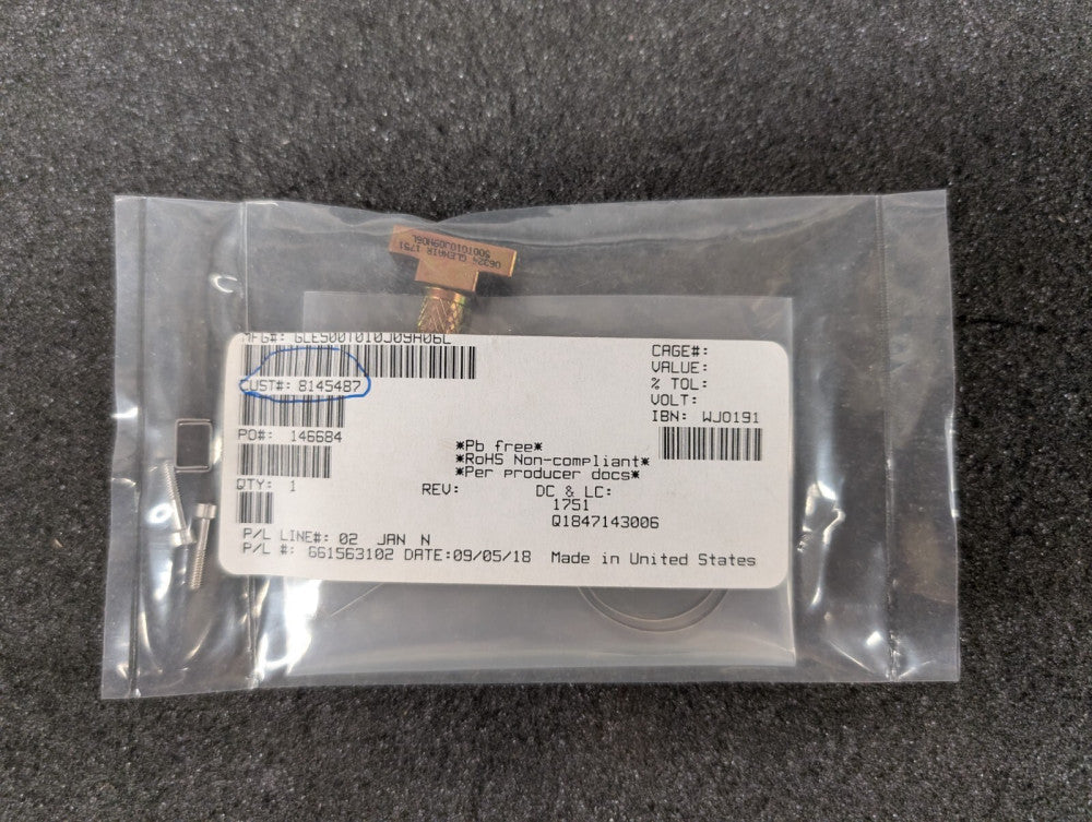 New, Glenair, 500T010J09H06L, CONNECTOR BACKSHELL