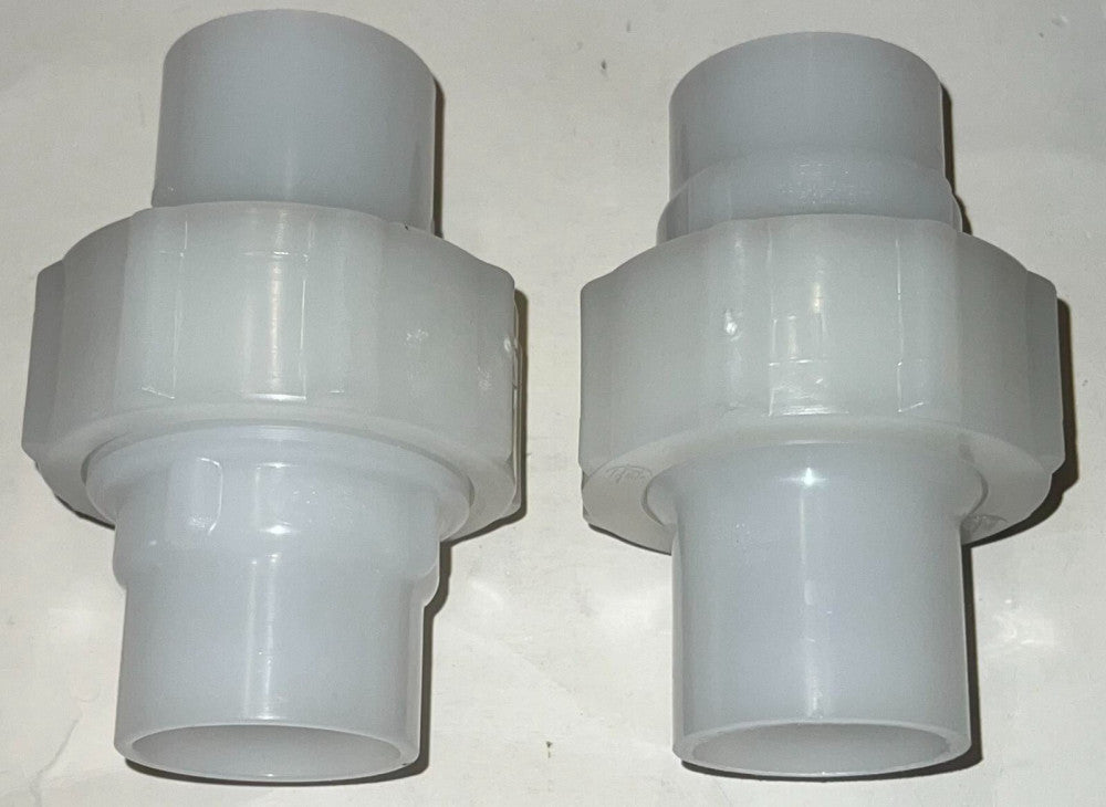 LOT OF 2 AGRU SDR 21 ISO S10 PVDF/9 12/1 50 X 3.0 Piping Union