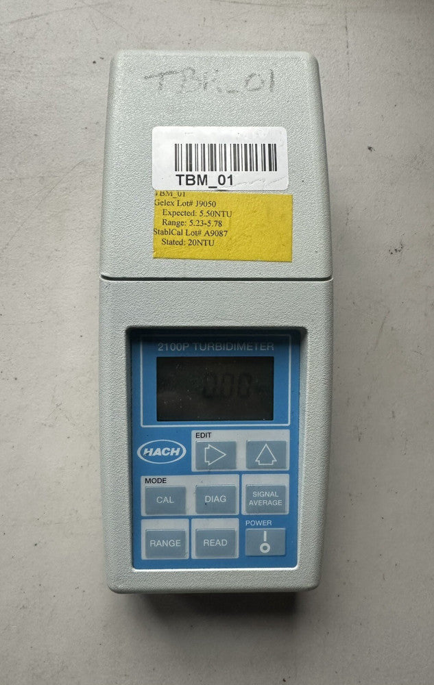 HACH 2100P Portable Turbidimeter 46500-00 Used