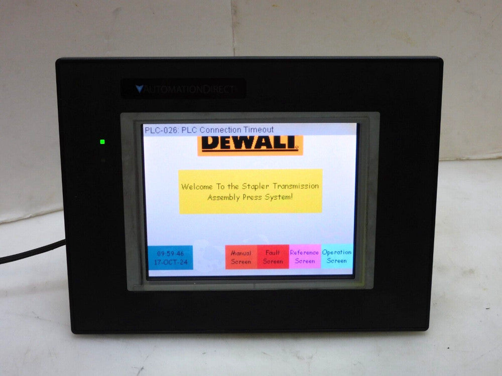 AUTOMATION DIRECT EA9-T6CL+17511B094 TOUCH SCREEN DISPLAY PANEL 12-24VDC EA9T6CL