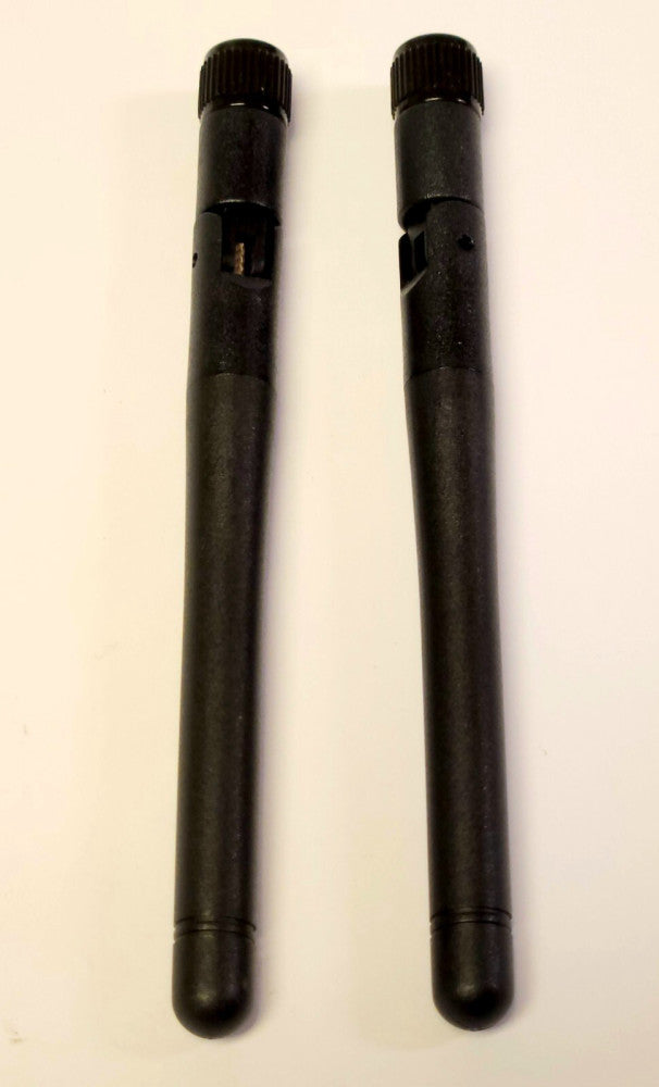 LOT OF 2 MOLEX 2128600001 BLACK WIFI DUAL BAND HINGED ANTENNA 212860-0001 WiFi