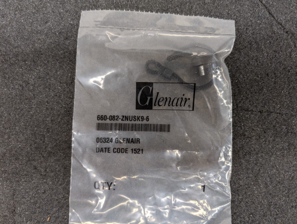 New, Glenair, 660-082-ZNUSK9-6, Conector cover