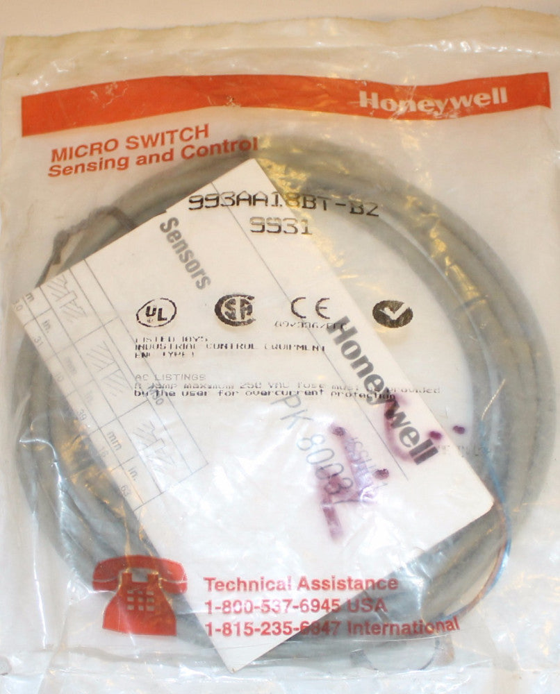 HONEYWELL MICROSWITCH Proximity Sensor 993AA18BT B2 9931