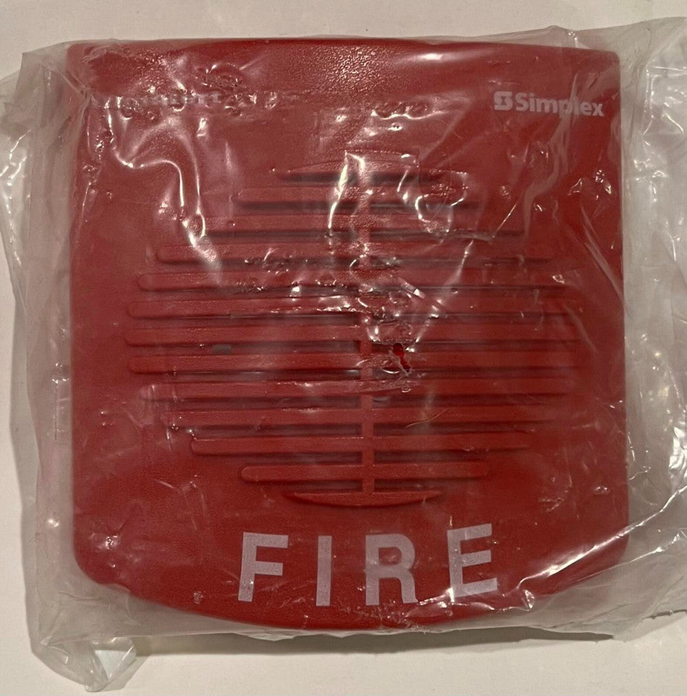 TRUEALERT SIMPLEX 4901 9820 FIRE Alarm RED Cover ONLY (NO BASE)
