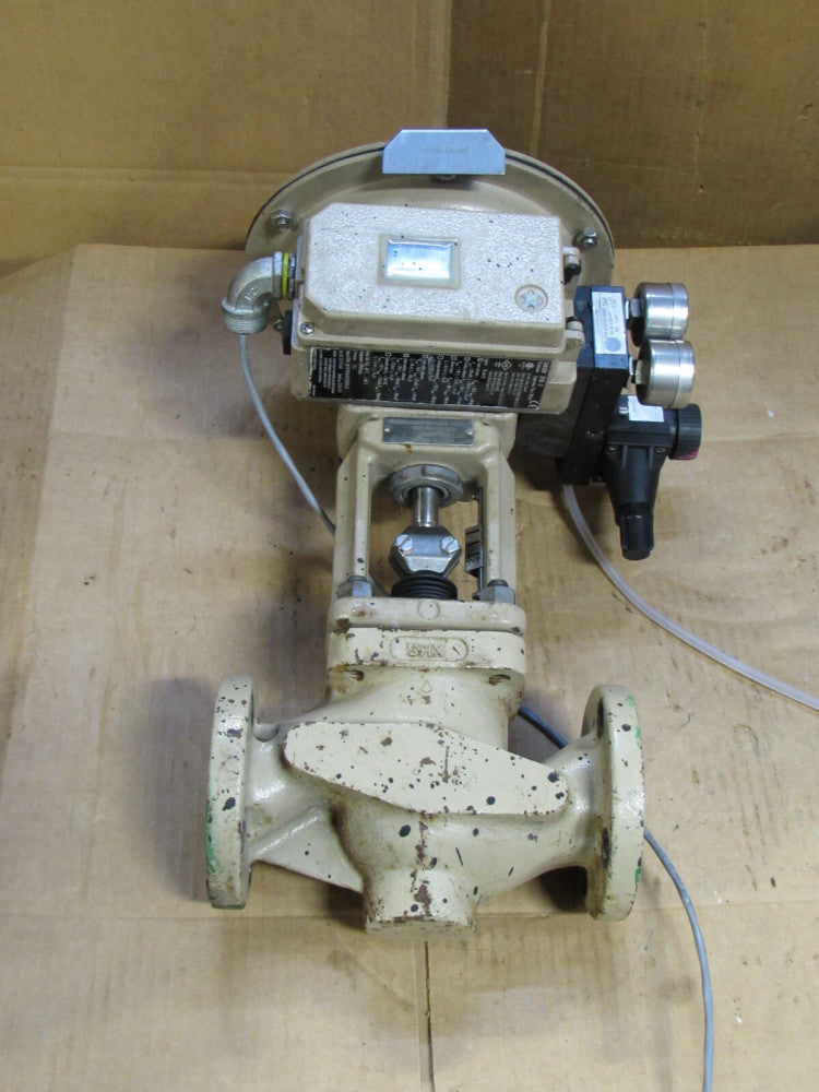 SAMSON ACTUATOR CONTROL VALVE 3277 1-1/2" W/ POSITIONER 3730-2 47086352020100000