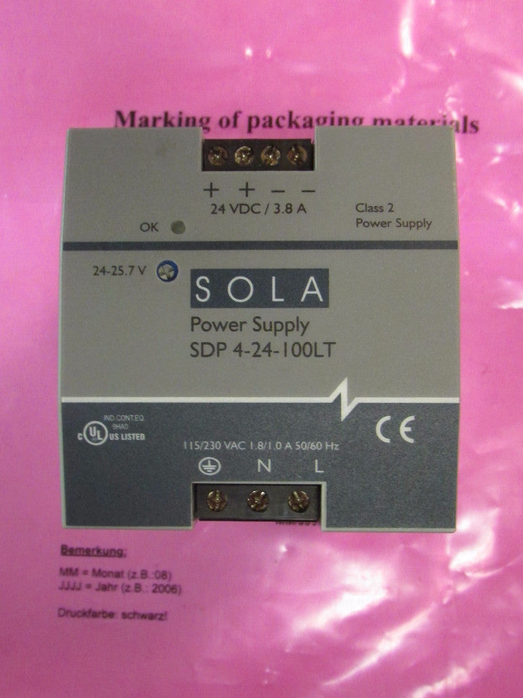 SOLA HEVI DUTY Power Supply 24-25.7V SDP 4 24 100LT