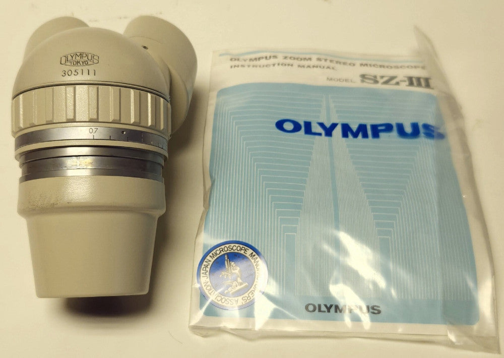OLYMPUS SZ-III Zoom Stereo Microscope SZ3 001 Tokyo SZ III White Body