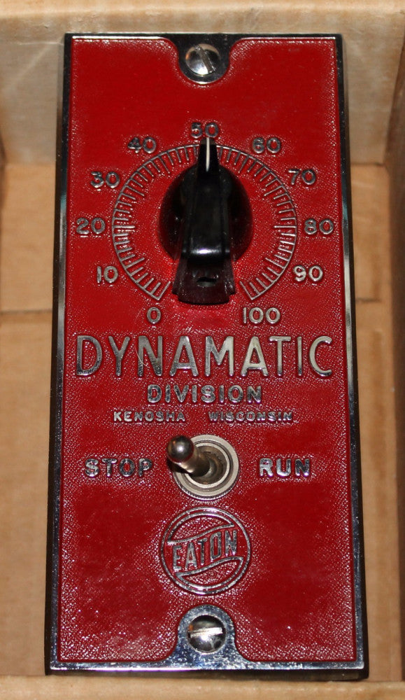 EATON DYNAMIC 28 81 10 STOP RUN Speed Control Switch