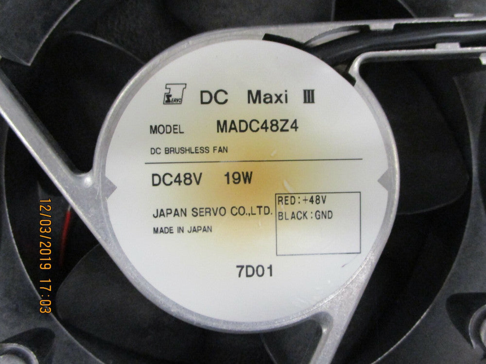 JAPAN SERVO - MADC48Z4 - DC Brushless Fan DC48V 19W - USED