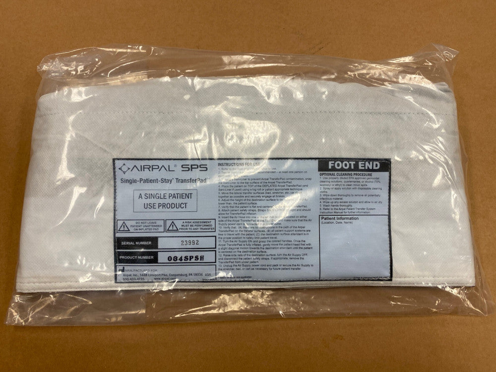 Airpal SPS Single Patient Stay TransferPad 34" 034SPSH New
