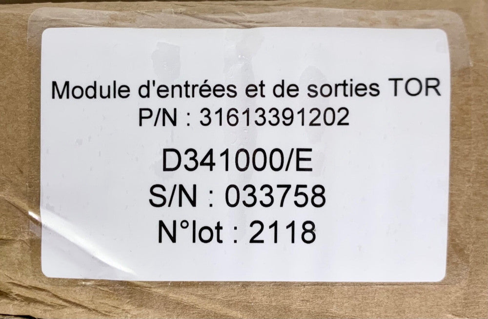 KOHLER TOR 31613391202 D341000 E Temperature Input Output Model 15-36 VDC