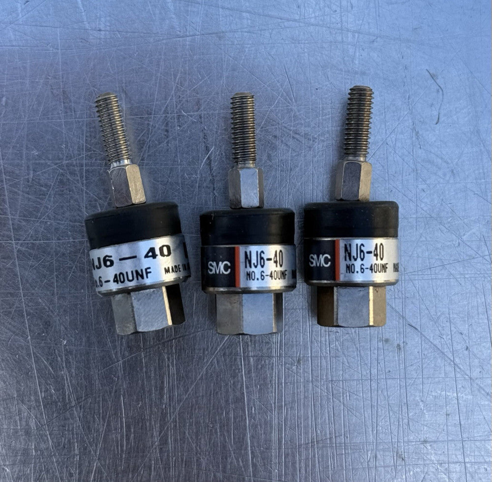 Lot of 3- SMC NJ6-40 Floating Joint