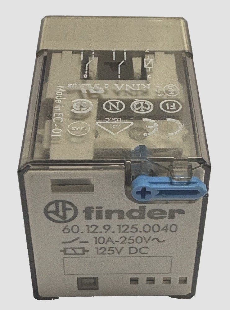 FINDER 60.12.9.125.0040 10 Amp 110 VDC Relay 60 12 9 125 0040 *PRICE PER EACH*
