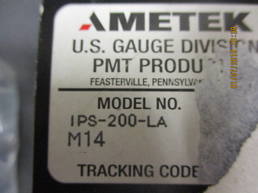 IPS-200-LA-V-0-30-CBM-NPT Ametek 0-30PSI / 1/4" ANPT BRAND NEW!