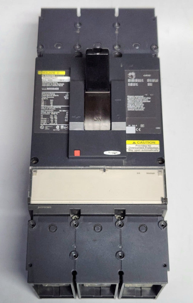 SQUARE D LLL36000S40X 3 Pole 400 AMP Type LL 400 PowerPact Molded Case Switch