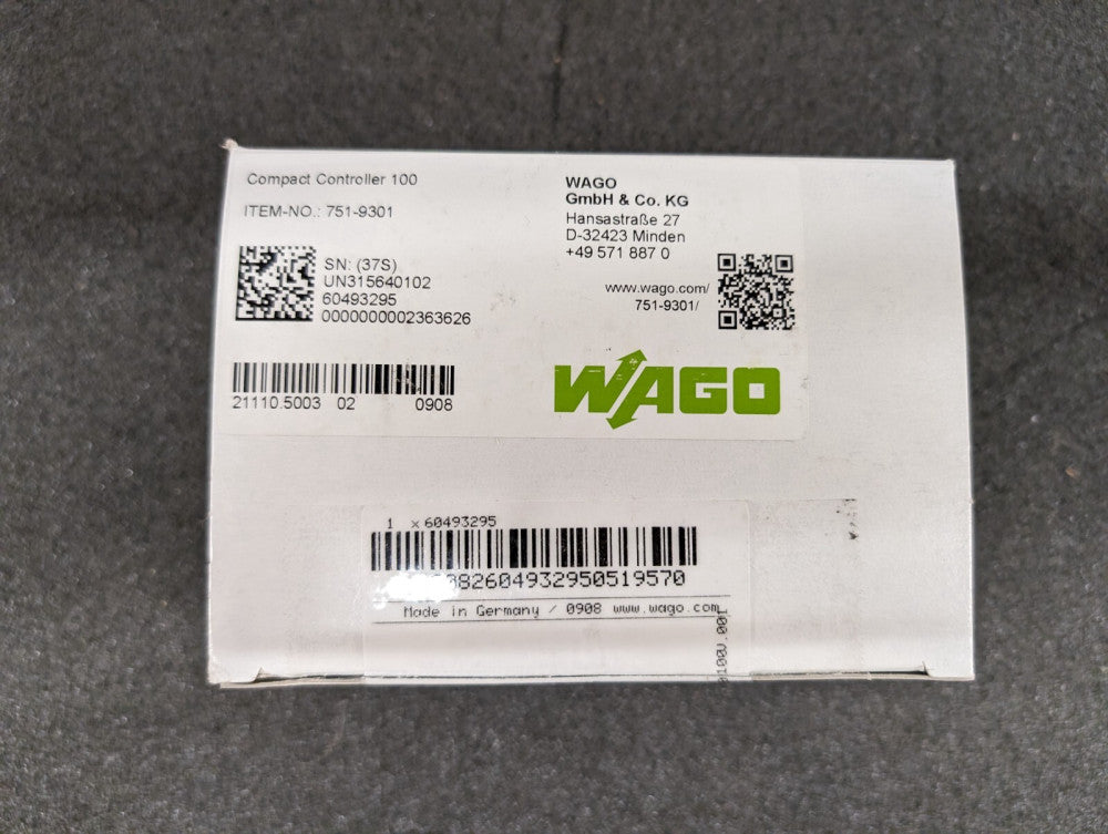 New, Wago, 751-9301, COMPACT CONTROLLER 100, 8DI 4DO