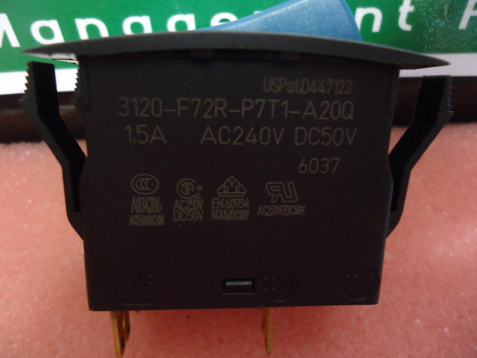 New, ETA, 3120-F72R-P7T1-A20Q-1.5A Circuit Protection CIRCUIT BREAKER