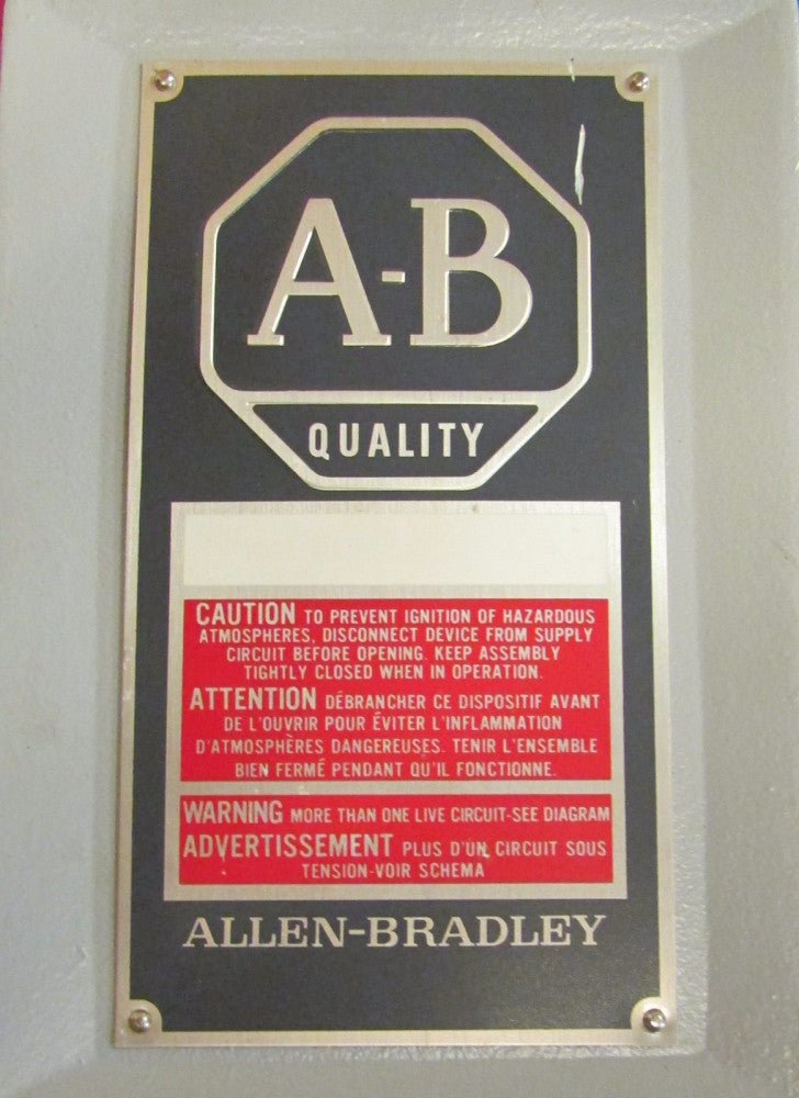 Allen Bradley 509 AUH Sz.0 Starter 200-280V 460-575V Enc.Starter Hazard Location