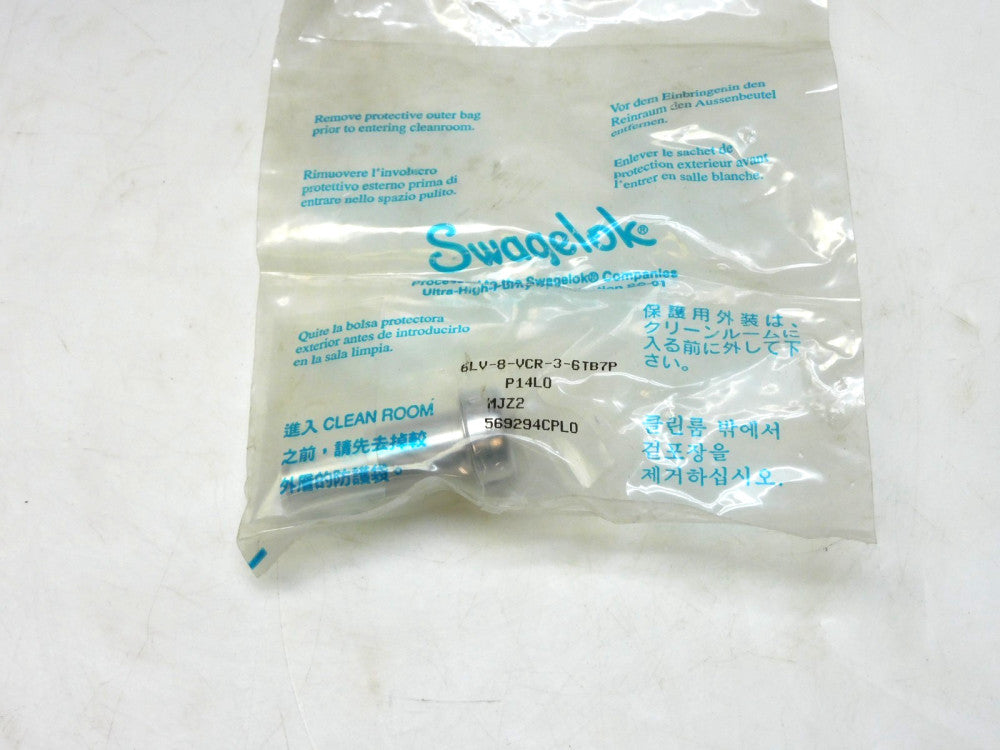 SWAGELOK 6LV-8-VCR-3-6TB7P LONG TUBE WELD GLAND P14L0