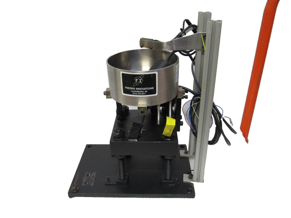Feeder Innovations 6" SS Stainless Small Parts Vibratory Bowl Bottom Feeder 115V