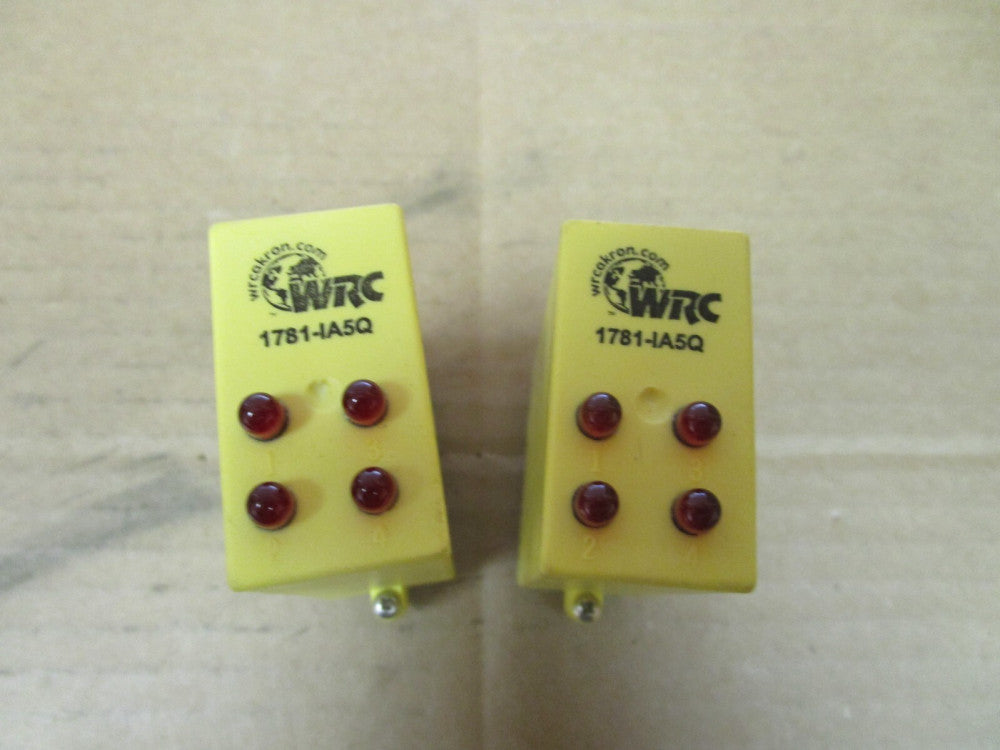 LOT OF 2 WRC INPUT MODULE 1781-IA5Q 90-140 30Vdc @ 50mA