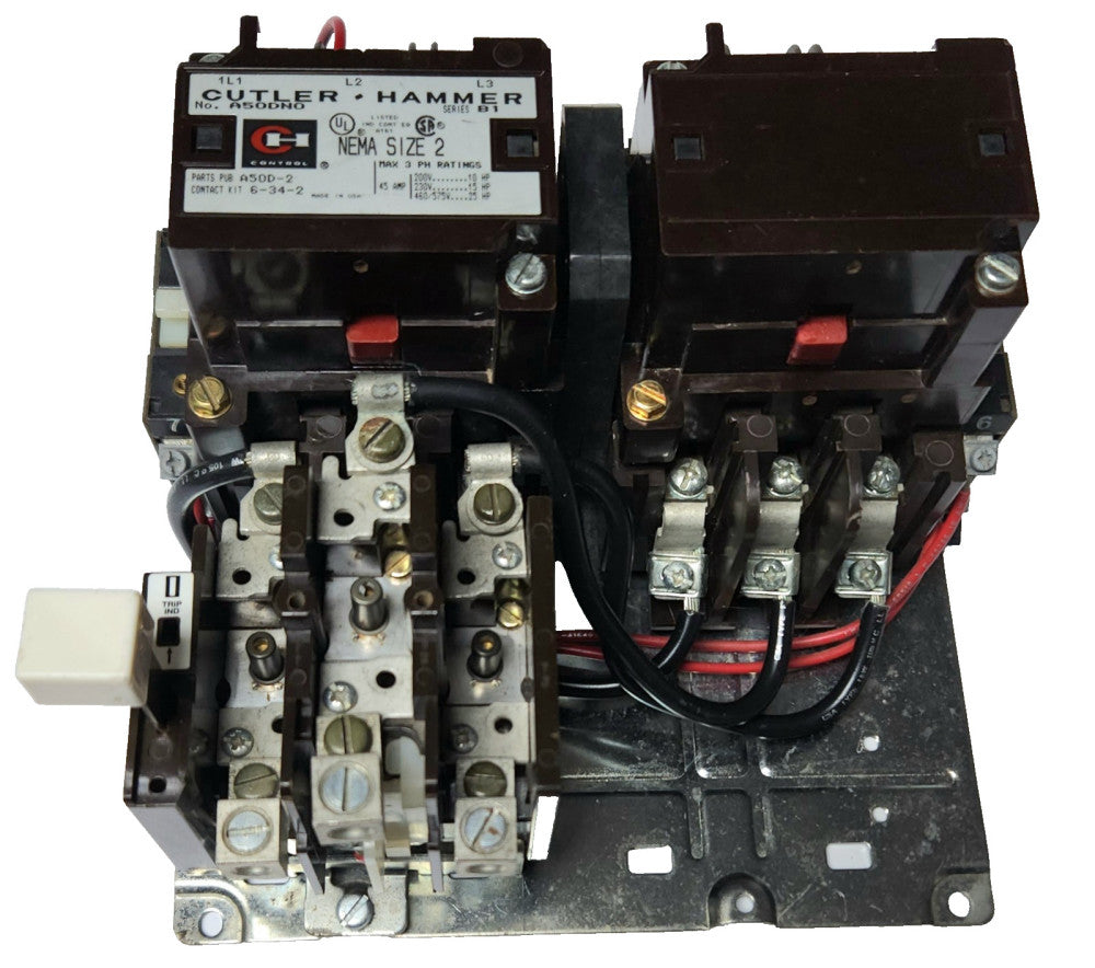 EATON CUTLER HAMMER A50DN0AB 120 VAC Size 2 A50DN0 Reversing Starter