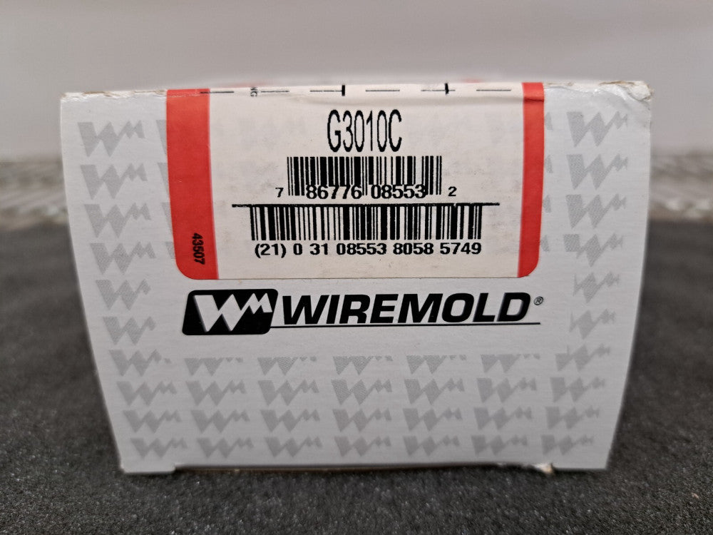 New, Wiremold, G3010C, STL ENTRANCE END FITTING 3000 GRAY