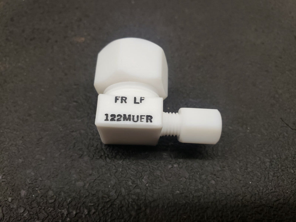 NEW-OPEN BOX, FURON, LF122MUER, Elbow Reducer, 12mm Single Ferrule x 1/8"