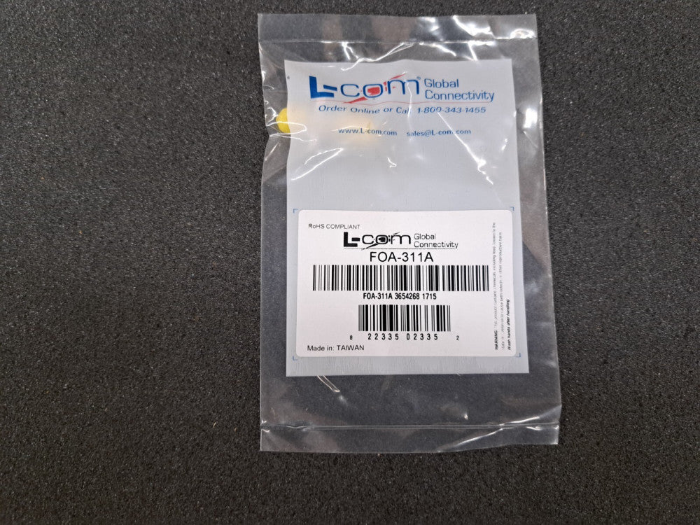 New, L-Com, FOA-311A, FIBER ADAPTER, ST/FC RECT BODY CERAMIC, Sold in lots of 2