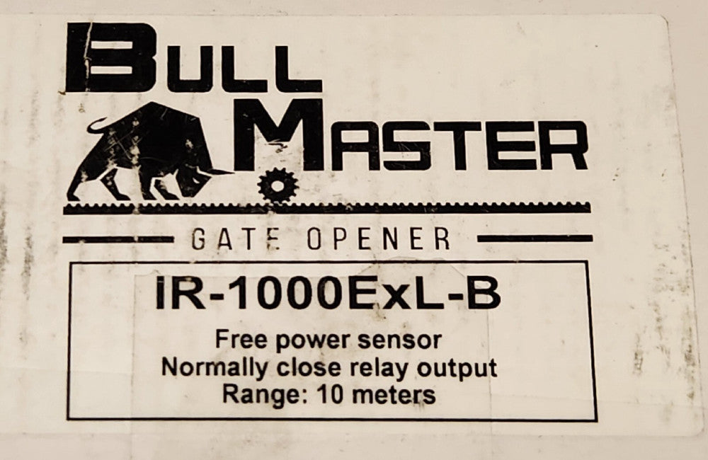 BULL MASTER IR 1000EXL-B 10 Meter Range Gate Opener SES 12-250 VAC VDC