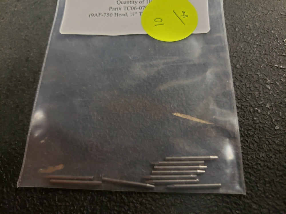 NEW, OTTO TOOL,TU-06-0700-03, 1/2" tube tungsten, 750 head, .049/.065