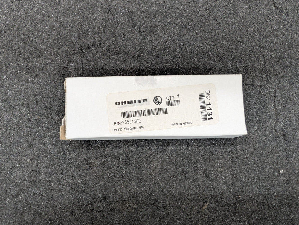 New, Ohmite, F55J150E, RES CHAS MNT 150 OHM 5% 55W