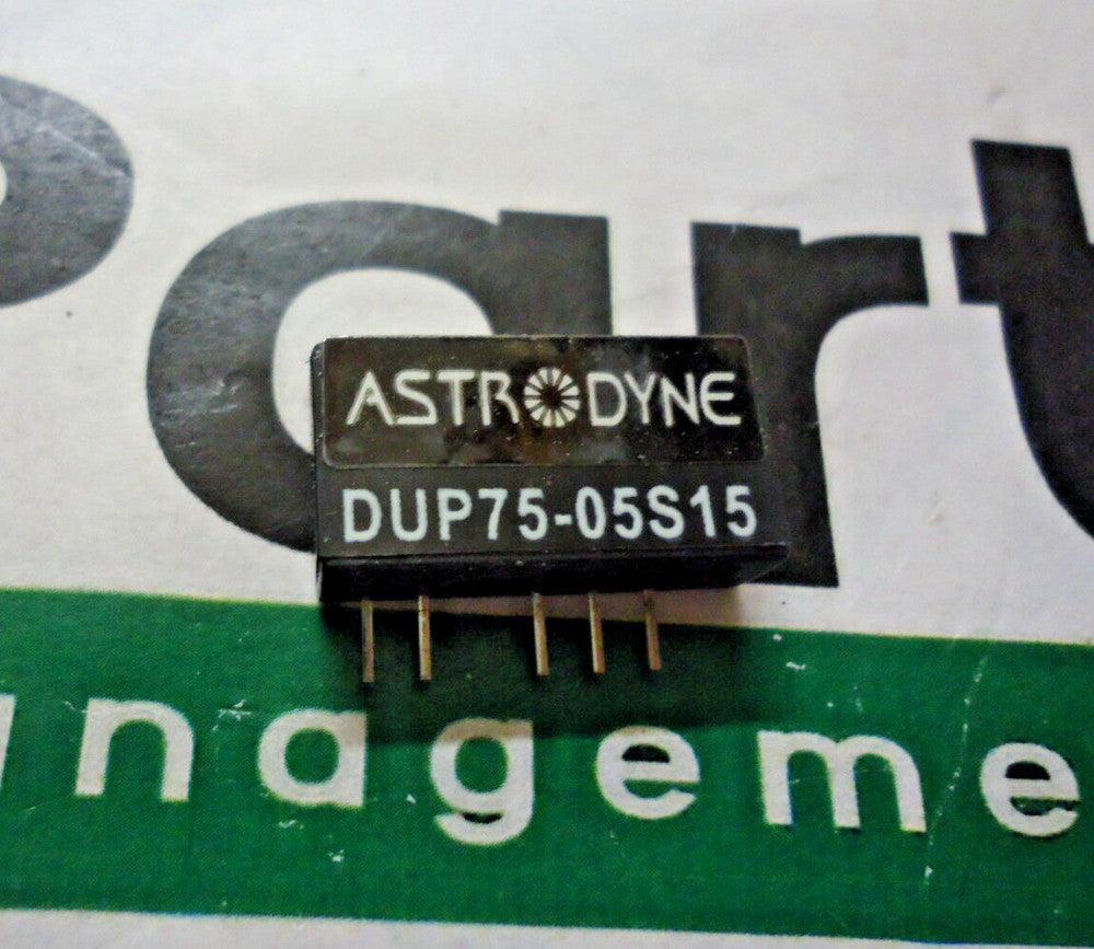 Brand New! DUP75-05S15, Astrodyne, .75W DC/DC Unreg./ISO
