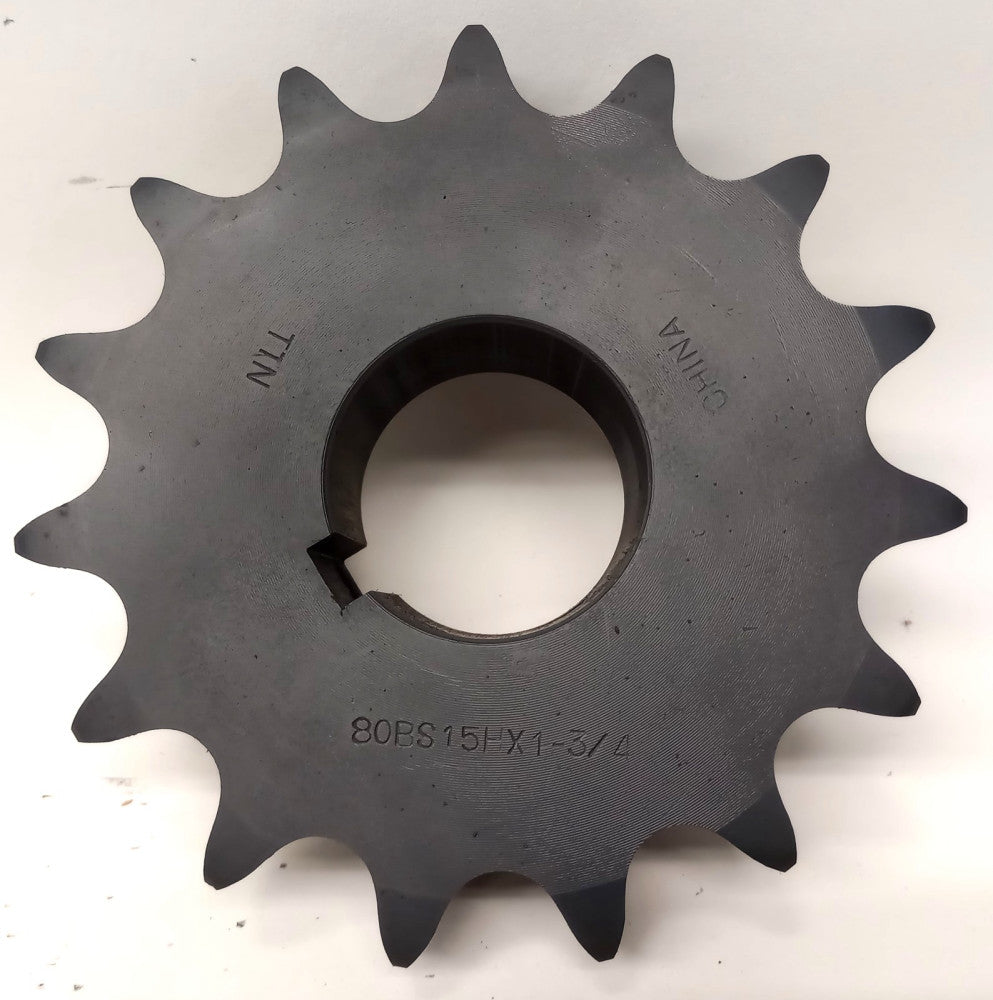 Tritan 80BS15HX1-3/4 Hardened 15T 1-3/4" Keyed Bore Sprocket 80BS15HX134