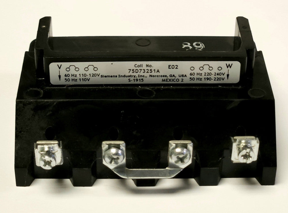 SIEMENS 75D73251A Size 3 to Size 3.5 Dual Voltage Coil 110-120 VAC 190 220 240 V