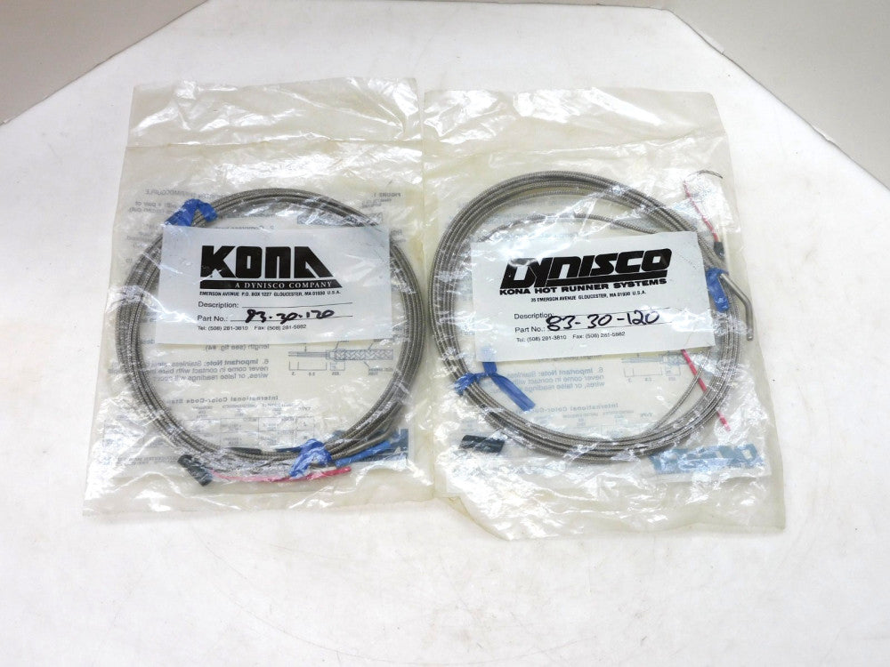 Dynisco Kona 83-30-120 Thermocouple Hot Runner Lot of 2