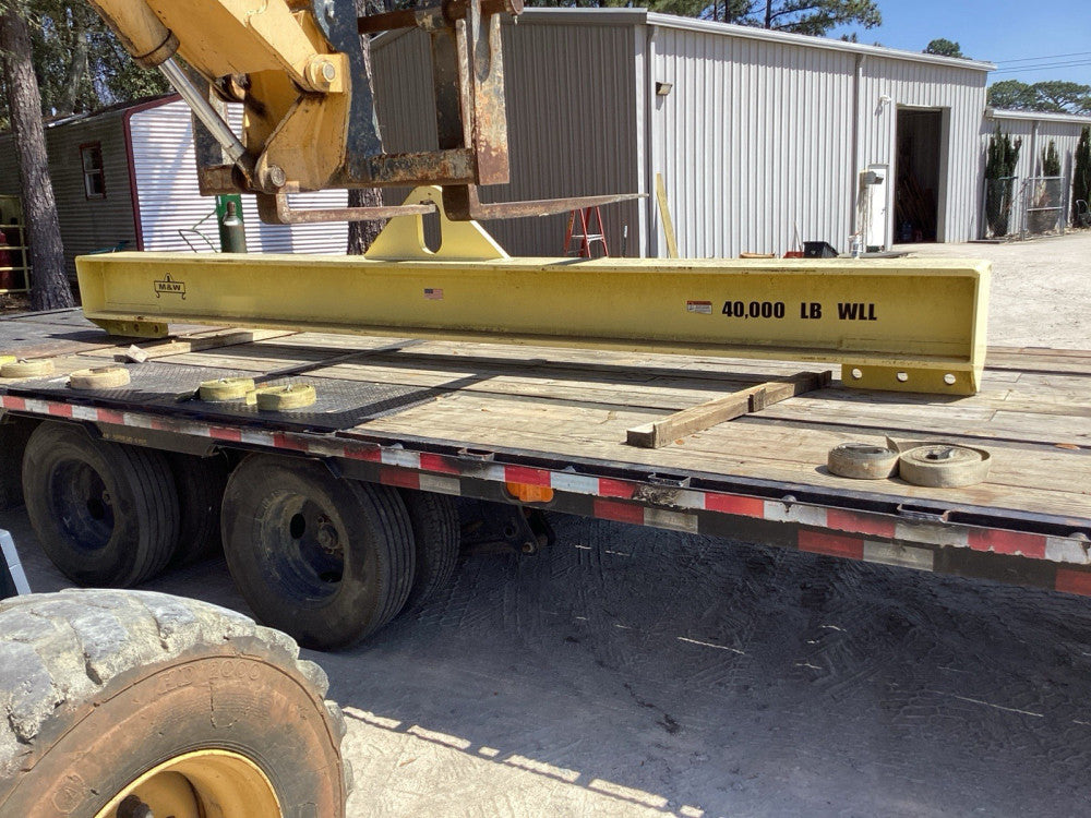 M & W 40,000 LBS LIFTING BEAM / SPREADER BAR. 14' 6" Long