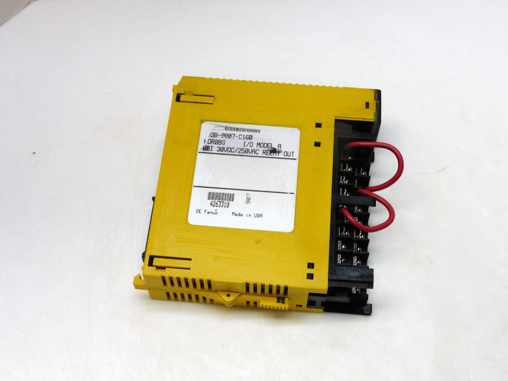 FANUC A03B-0807-C160 I/O MODULE 8PT 30VDC/250VAC RELAY OUTPUT AOR08G