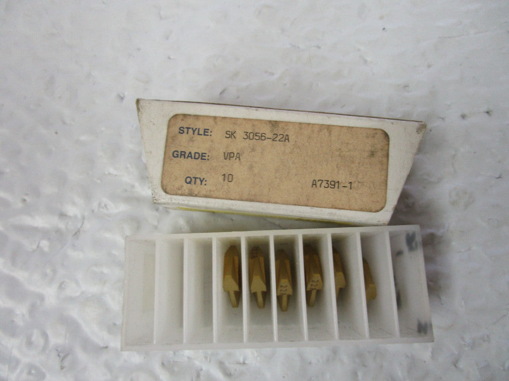 Lot Of 6 Victor VPA Carbide Insert SK 3056-22A