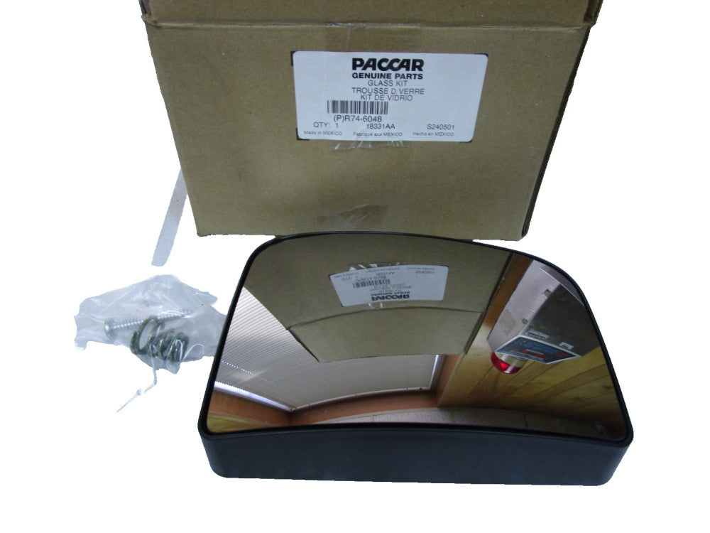 Paccar R74-6048 L/H Convex Lower Mirror Glass Kit